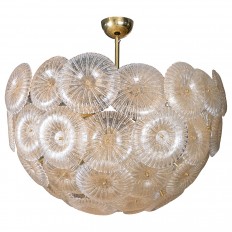 Monumental half sputnik chandelier 